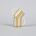 Coastline Handmade Mustard Ceramic Mug (Set of 2)
