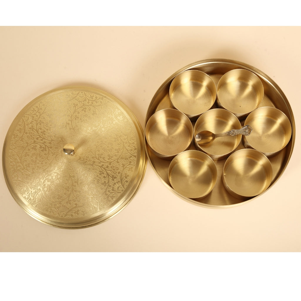 brass masala box