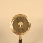 Artisan Brass Tea Pan With Wooden Handle