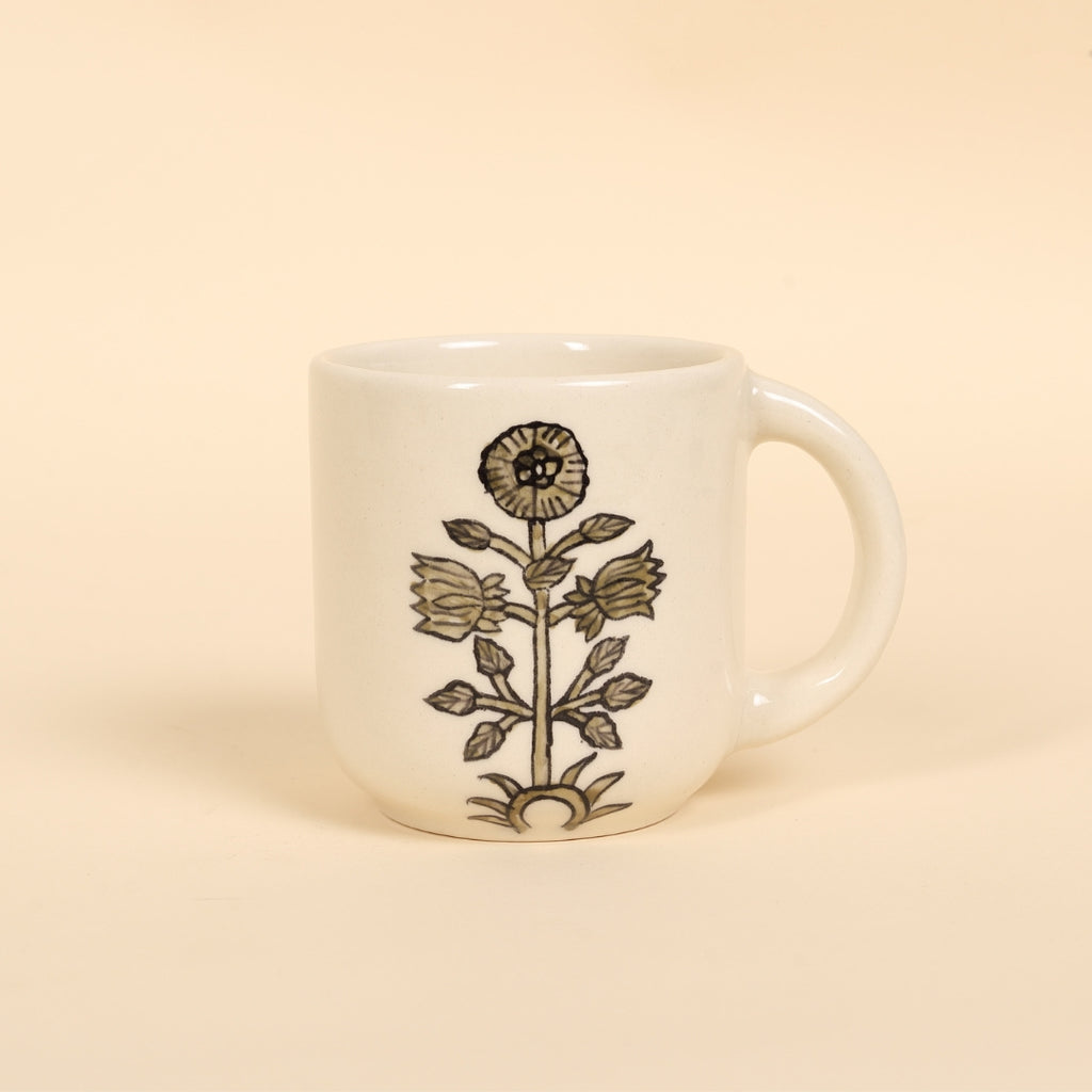 breezing mustard color coffee mug