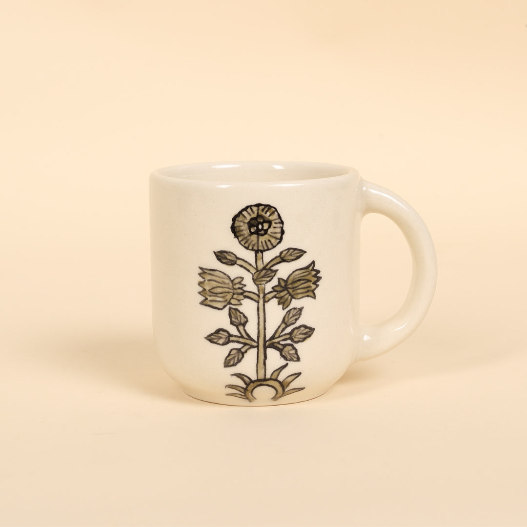 breezing mustard color coffee mug